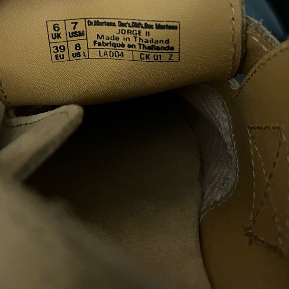 Dr. Martens Jorge ll Tan Slingback Clog with Buckle - Picture 10 of 10